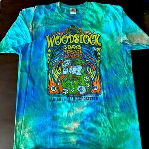 Liquid Blue Woodstock Tie-Dye Size XL T-Shirt